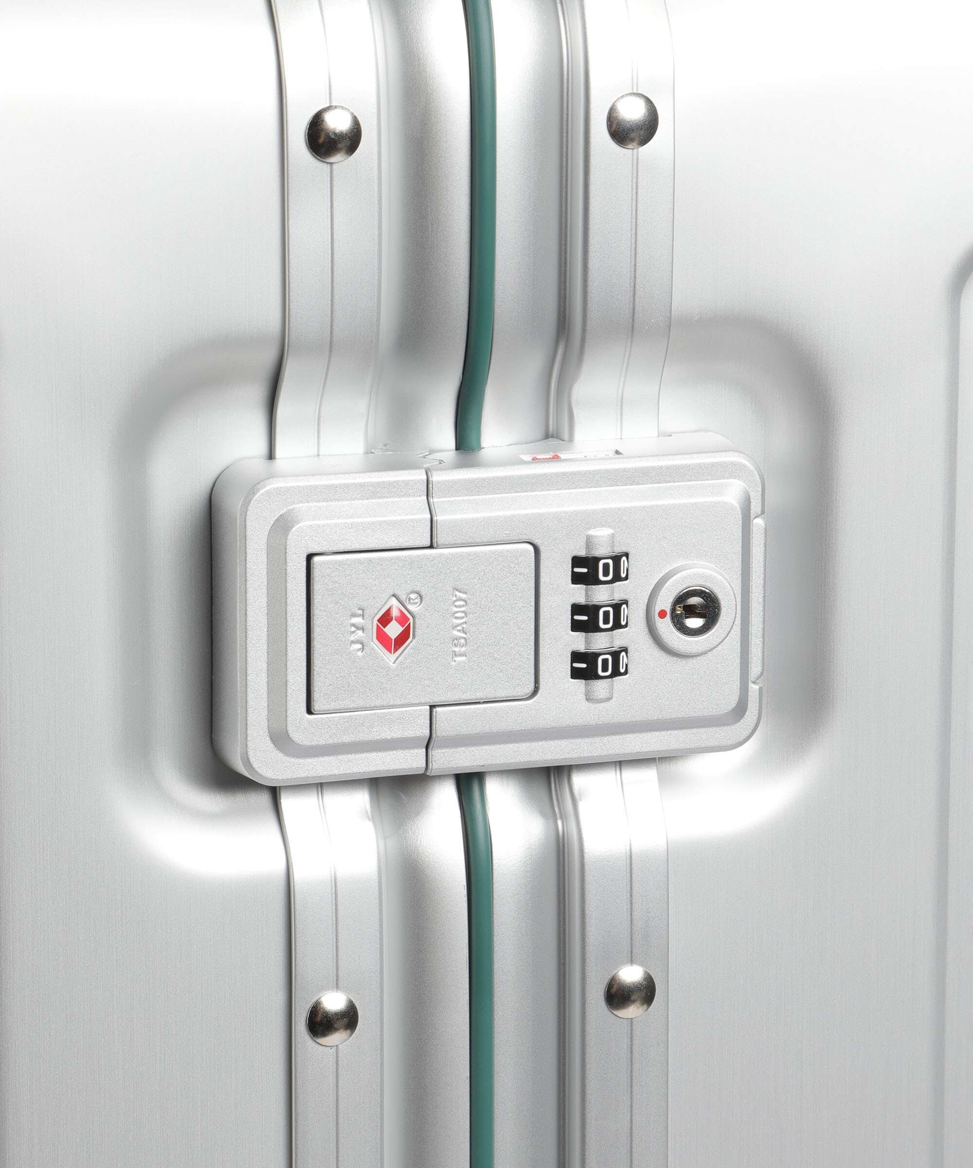 Travelite Next Spinner (4 wheels) silber/grün