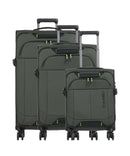 Travelite Briize Suitcase set (4 wheels) khaki