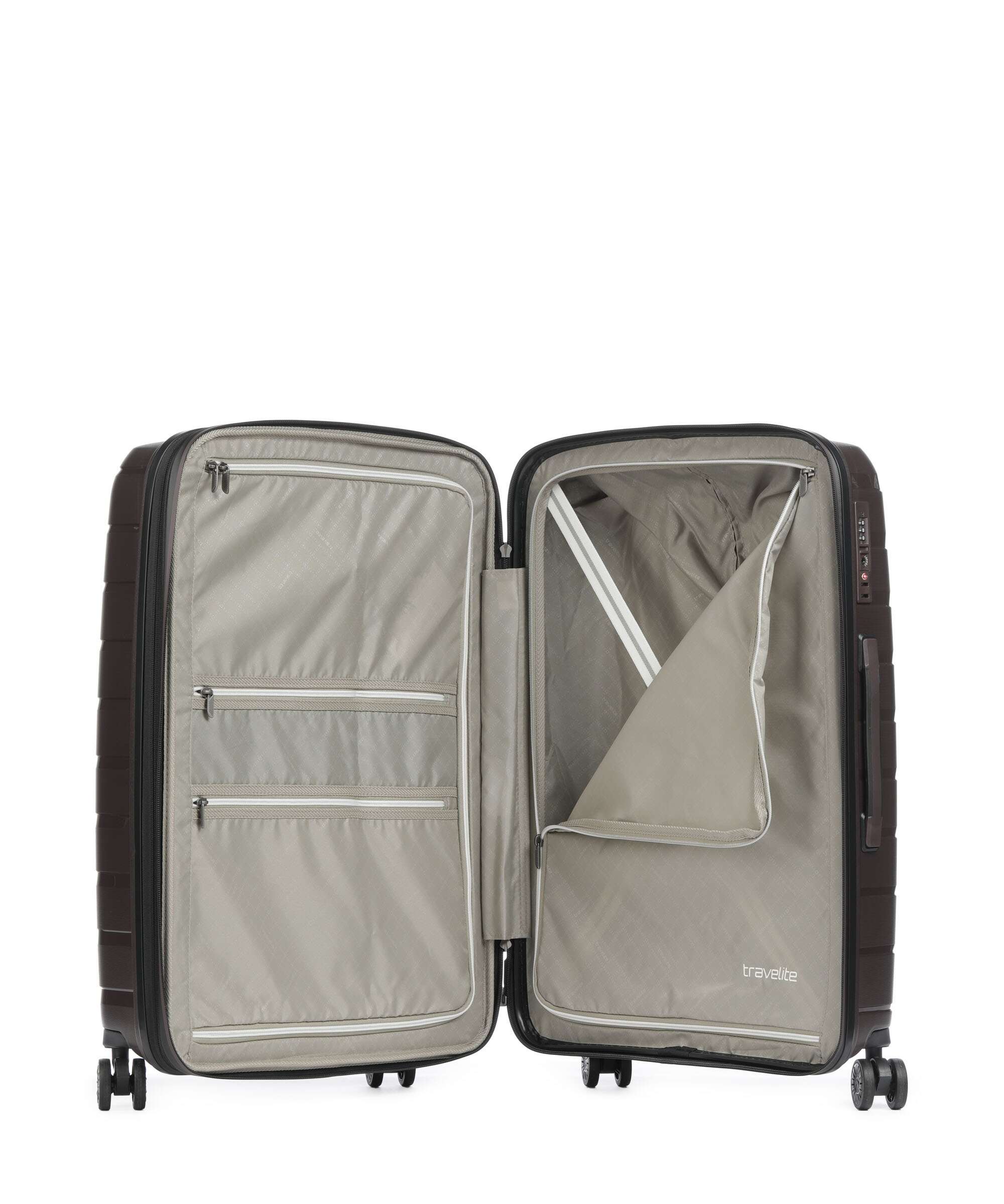 Travelite Air Base Suitcase set (4 wheels) coffee