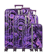 Travelite Lascana Edition Juego de maletas (4 ruedas) purple swirl