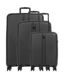 Travelite Air Stripe Juego de maletas (4 ruedas) black