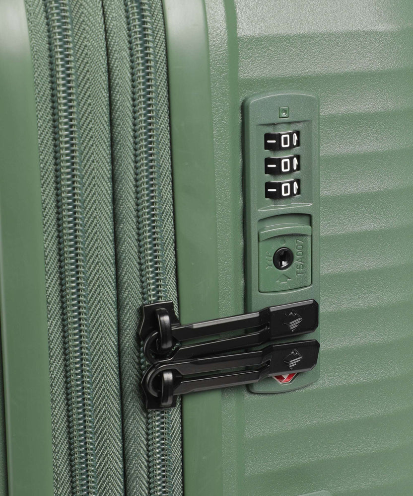 Travelite Air Stripe Spinner (4 wheels) green