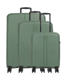 Travelite Air Stripe Juego de maletas (4 ruedas) green