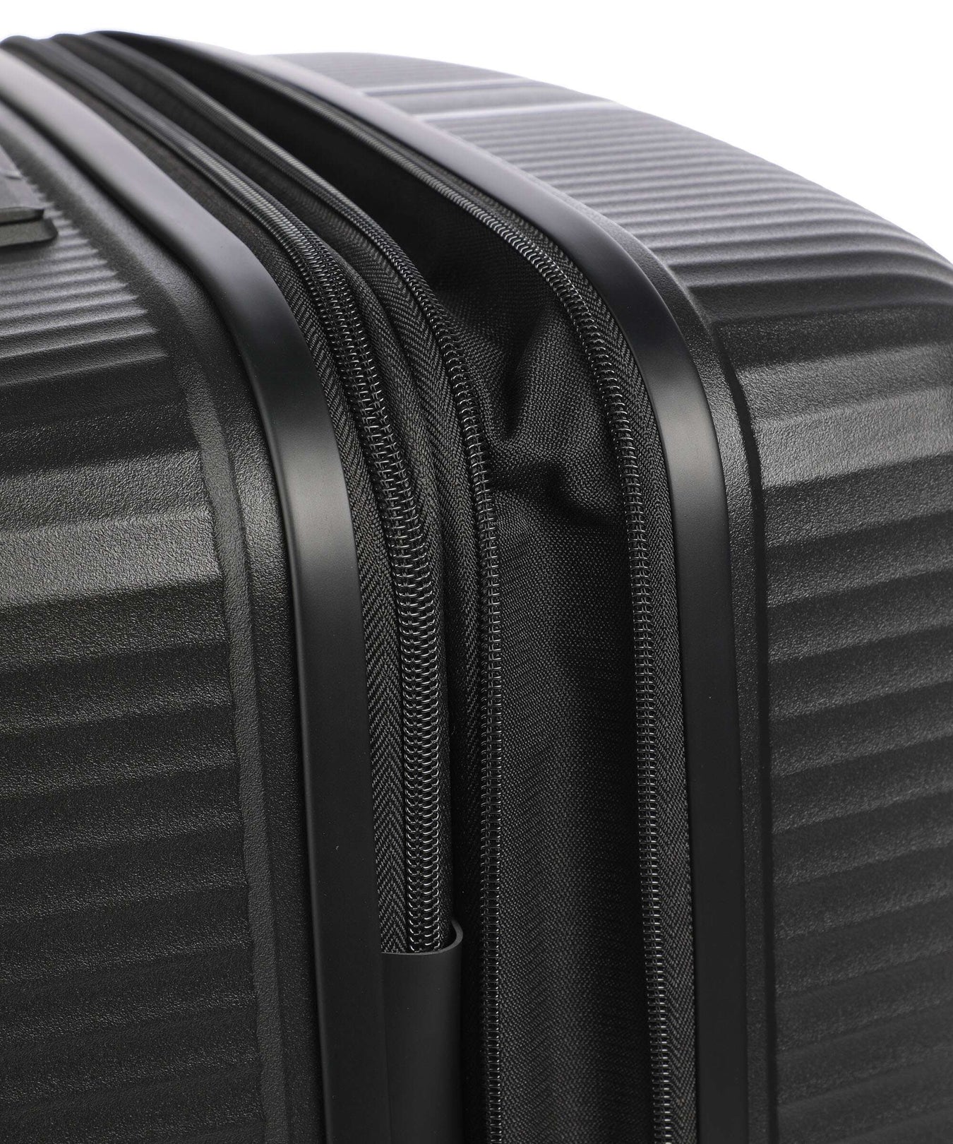 Travelite Air Stripe Slim Suitcase set (4 wheels) black
