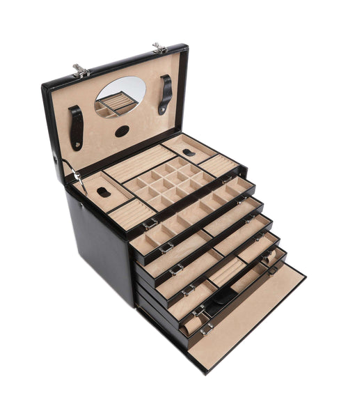 Windrose Merino Jewelry box schwarz