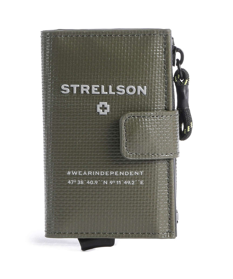 Strellson Stockwell 2.0 stockwell 2.0 c-four e-cage sv8 RFID Credit card holder khaki