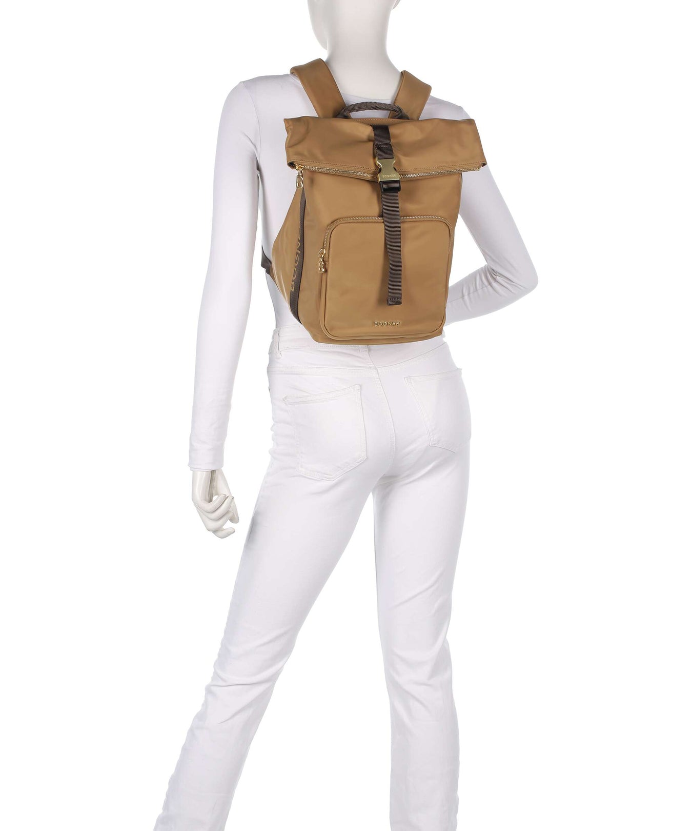 Bogner Klosters Neve Eike Rolltop backpack tannin