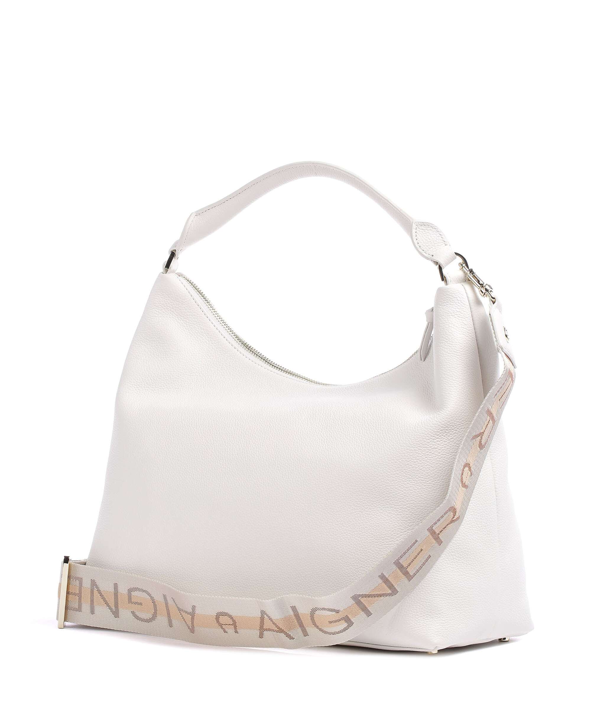 Aigner Zita M Hobo bag cotton white