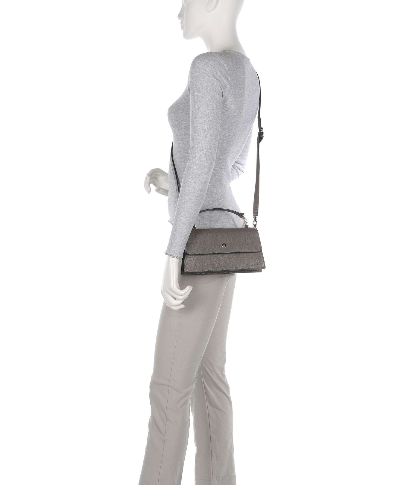 Aigner Delia S Crossbody bag coal brown