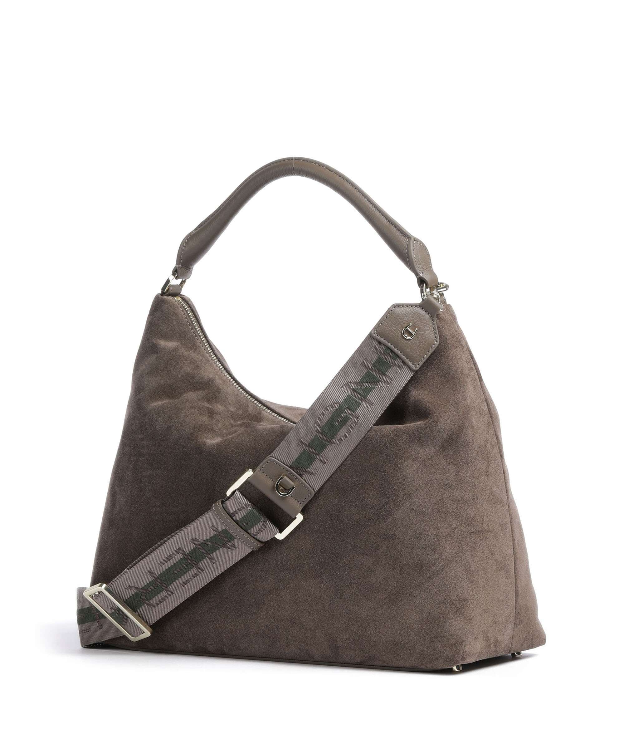 Aigner Zita M Hobo bag coal brown