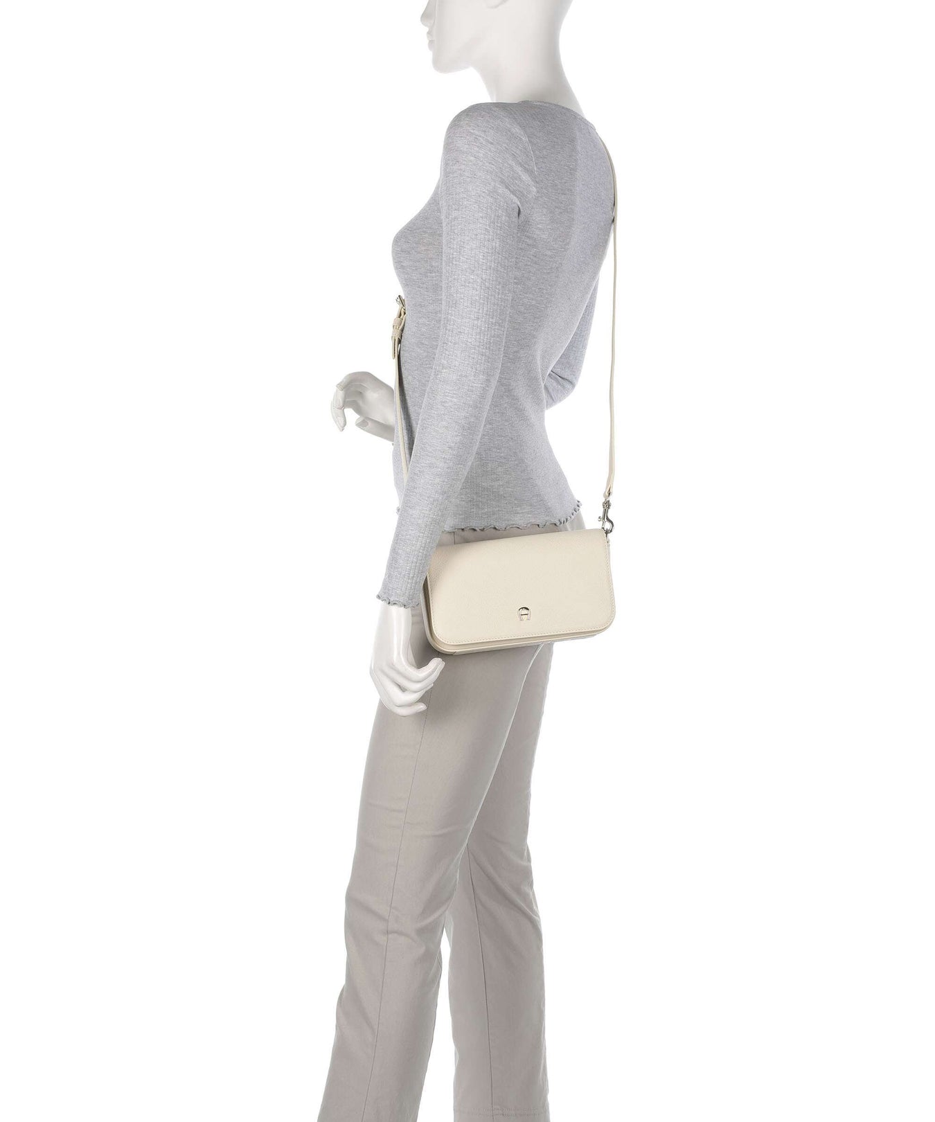 Aigner Zita S Crossbody bag macadamia white