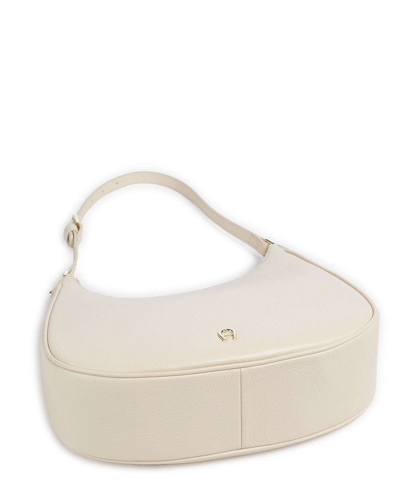 Aigner Diadora M Hobo bag macadamia white