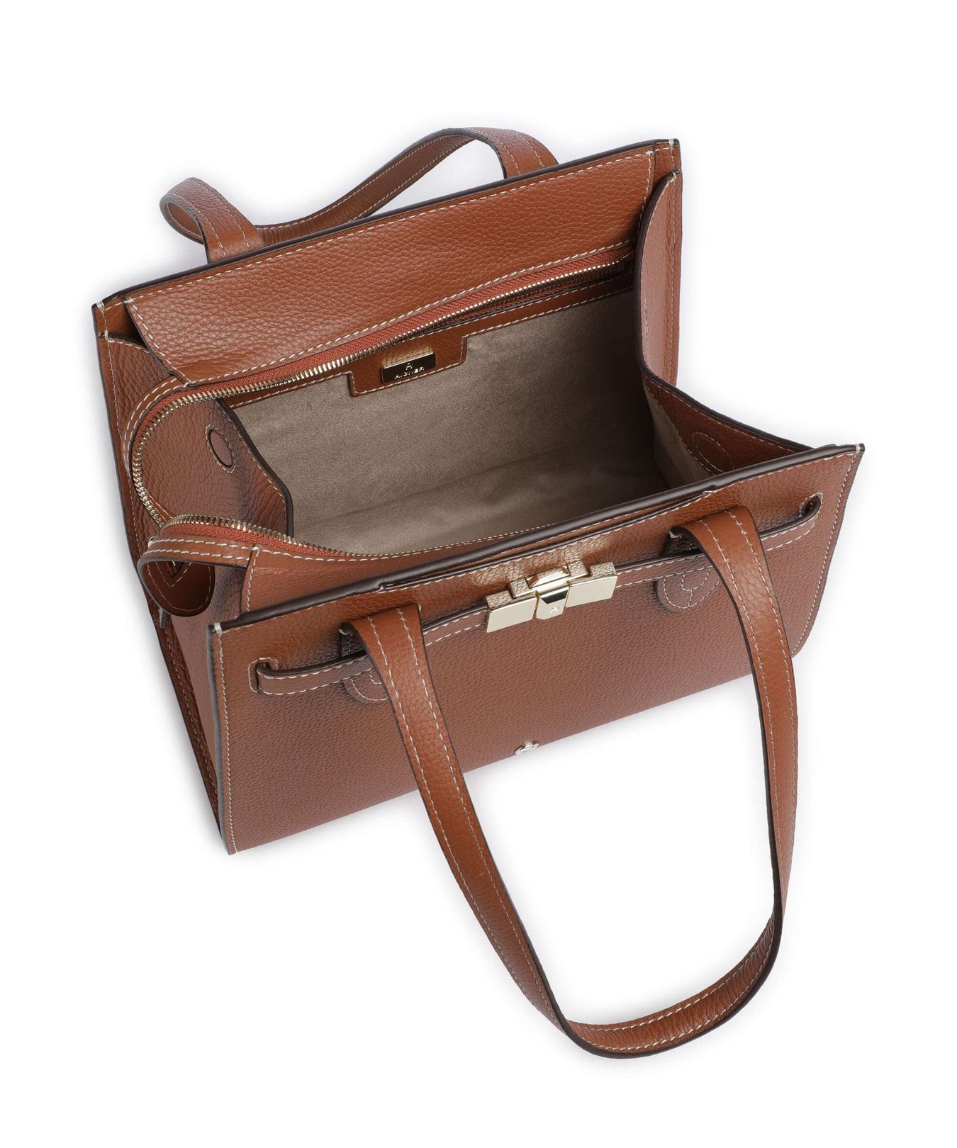 Aigner Farah M Shoulder bag cognac brown