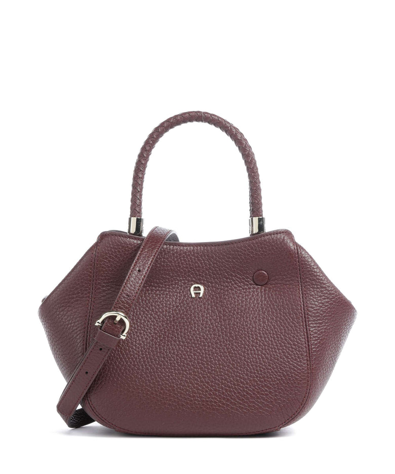 Aigner Carré Soft S Handbag port red