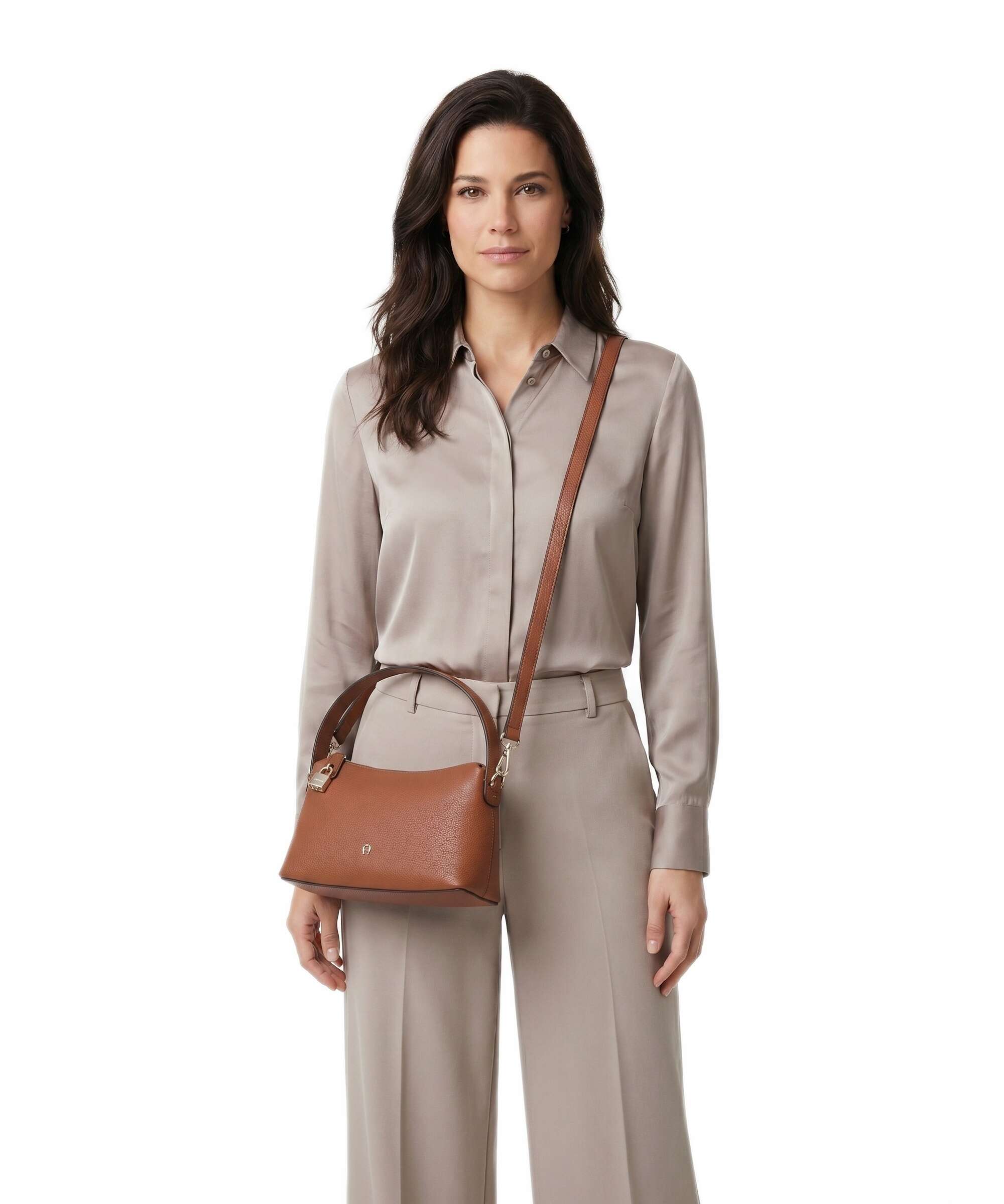 Aigner Delia S Shoulder bag cognac brown
