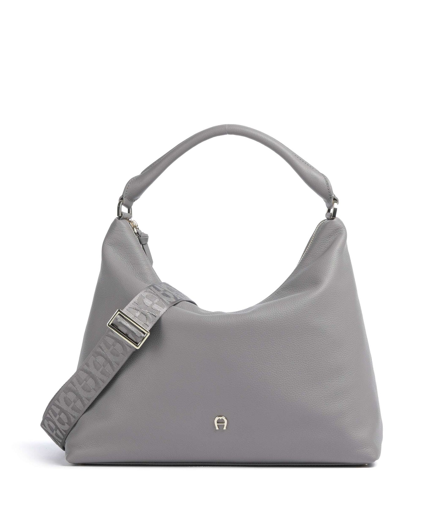 Aigner Zita M Hobo bag iron grey