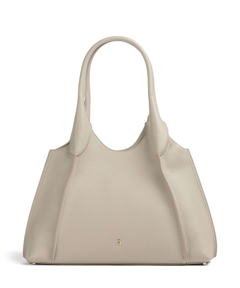 Aigner Kayla L Hobo bag alpaca beige