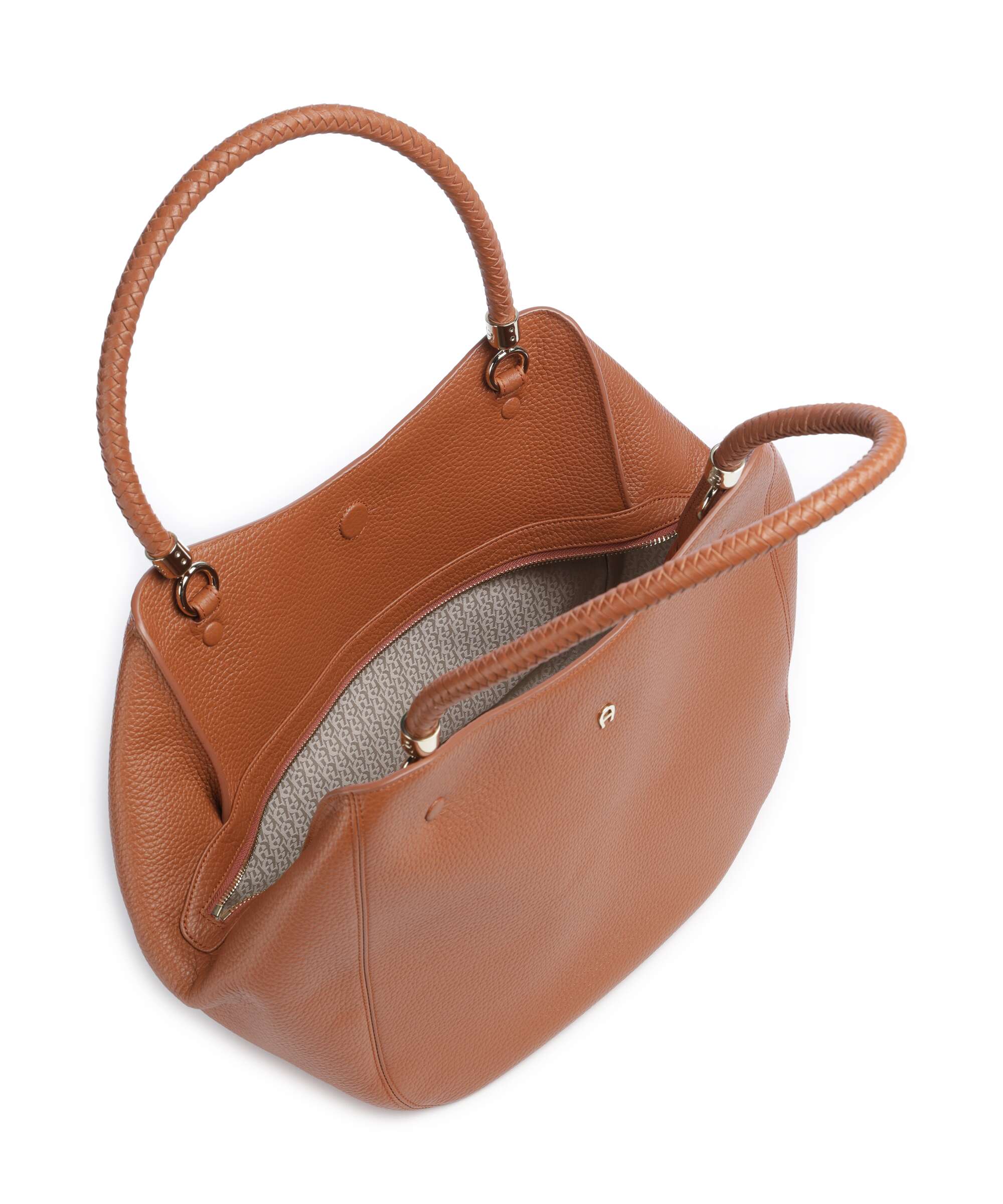 Aigner Carré Soft L Tote bag cognac brown
