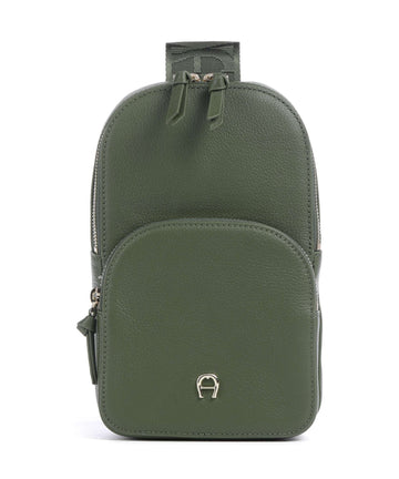 Aigner Zita Mochila sling dark olive