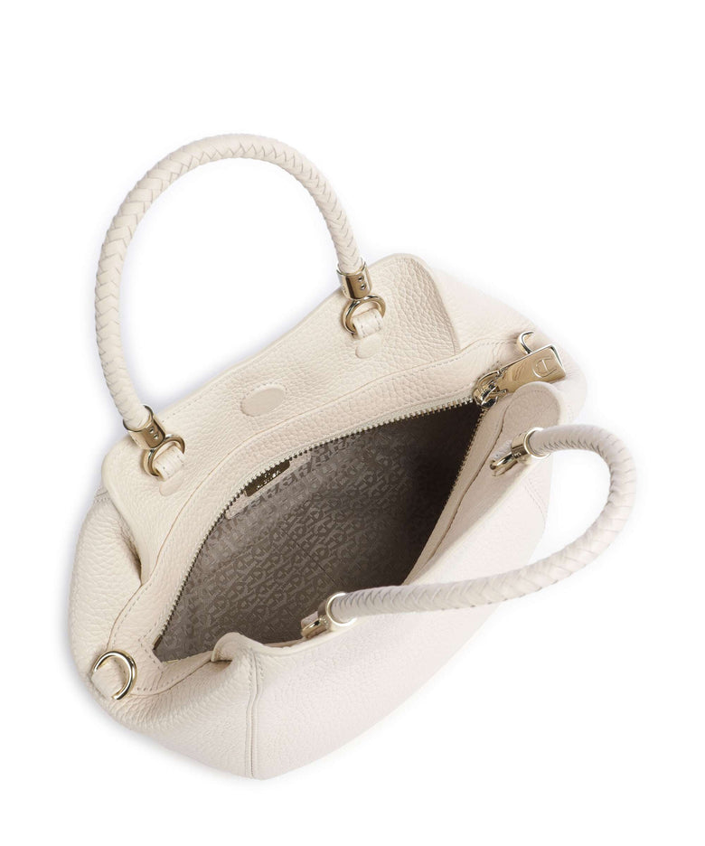 Aigner Carré Soft S Handbag macadamia white