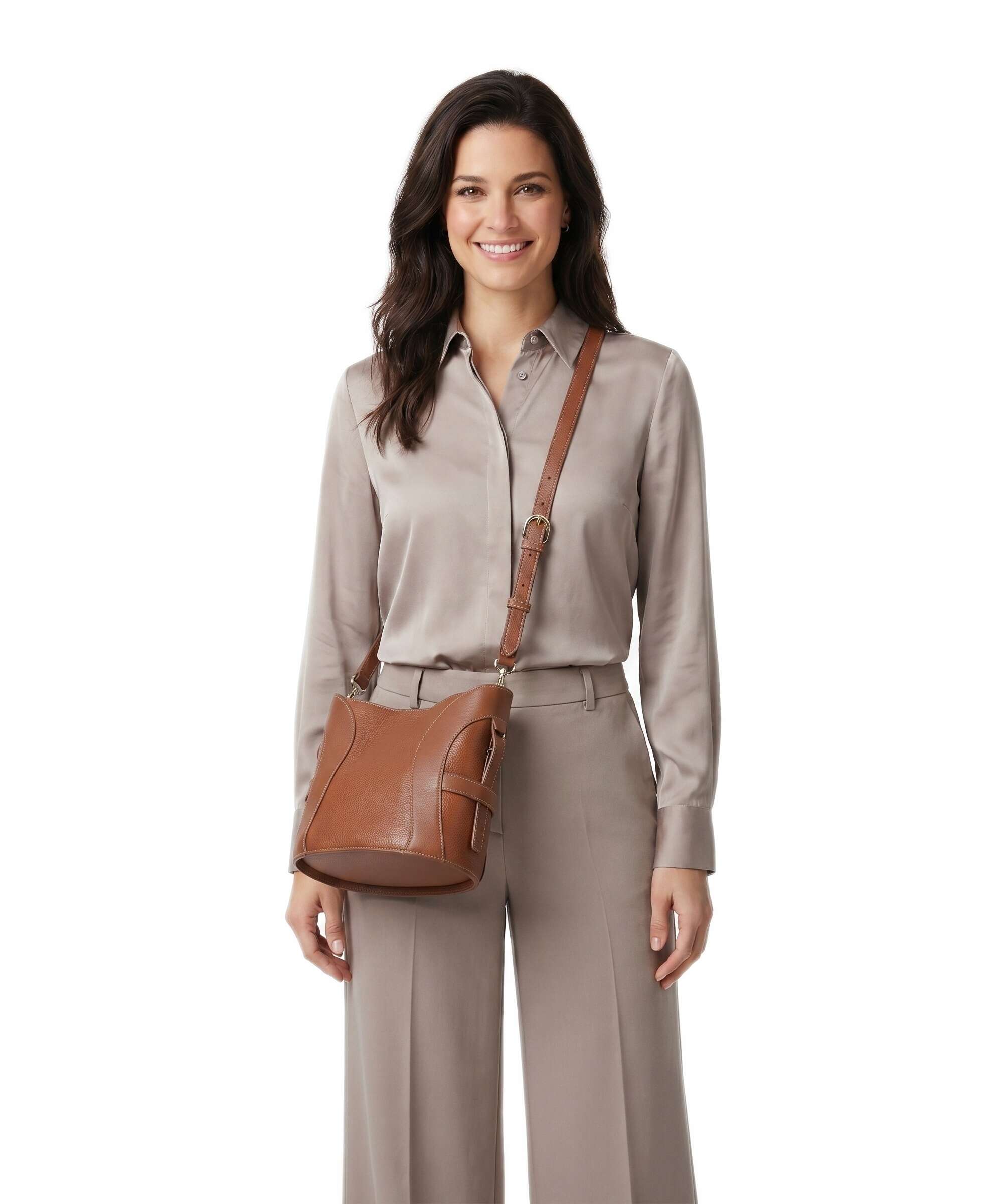 Aigner Deborah S Bucket bag cognac brown