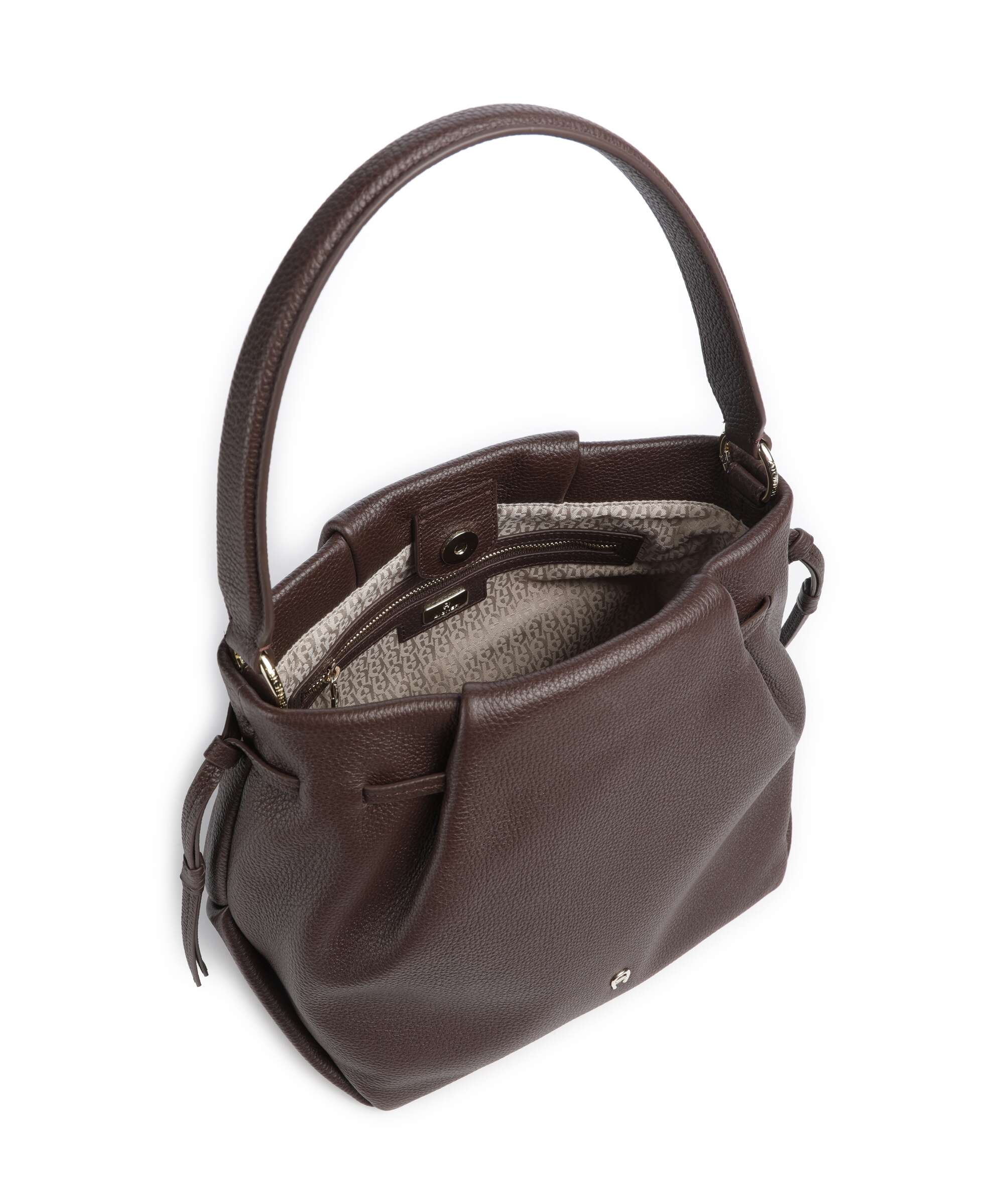 Aigner Paola M Bucket bag soil brown