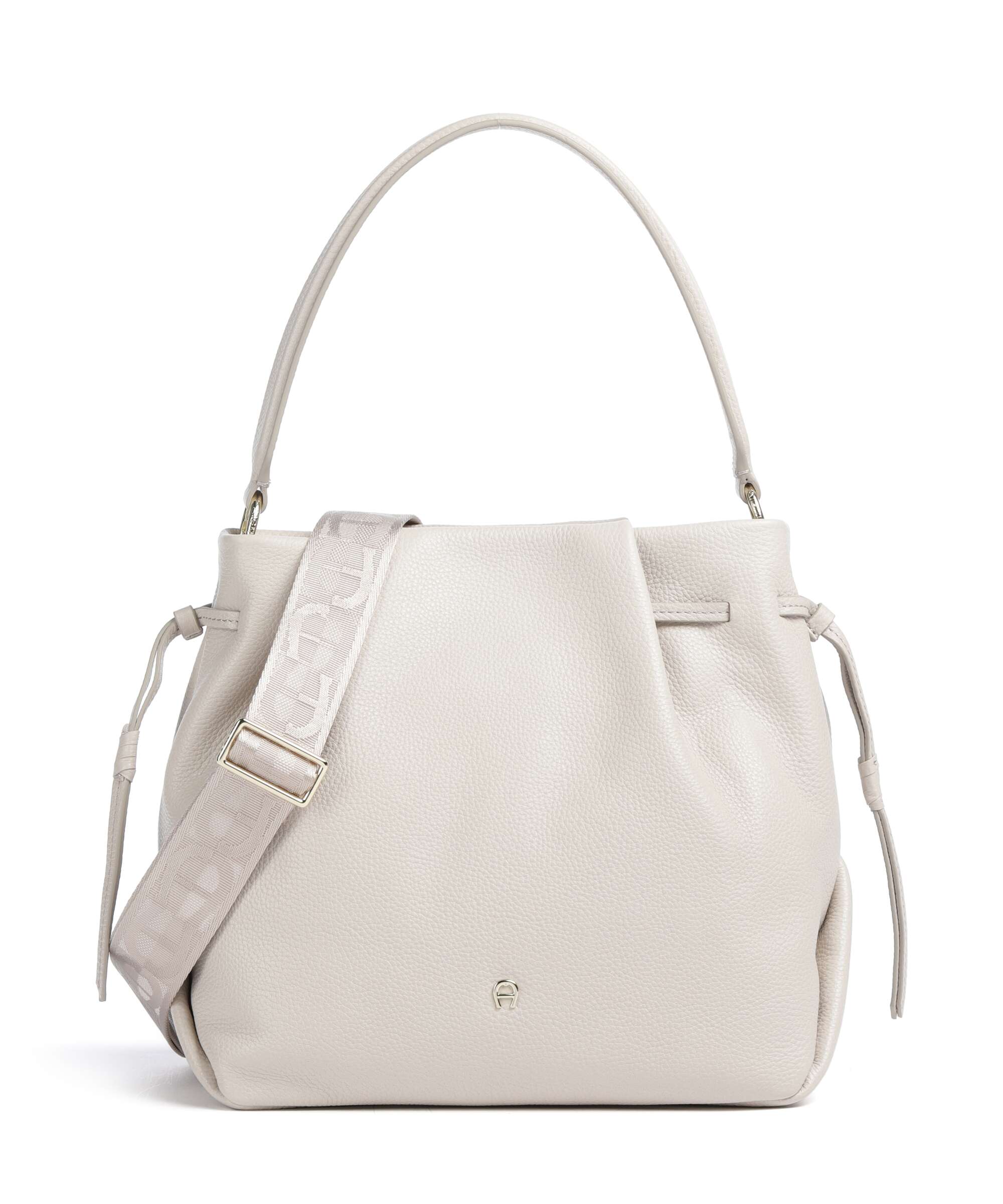 Aigner Paola M Bucket bag fog beige