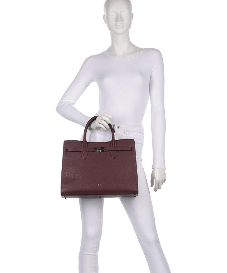 Aigner Farah L Handbag port red