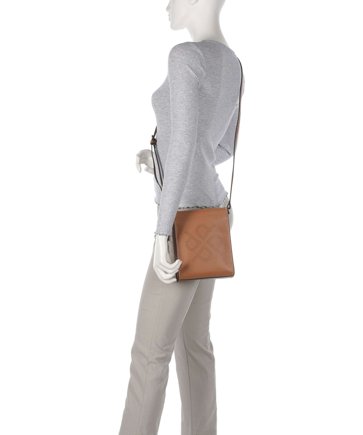 Picard Peephole Crossbody bag cognac
