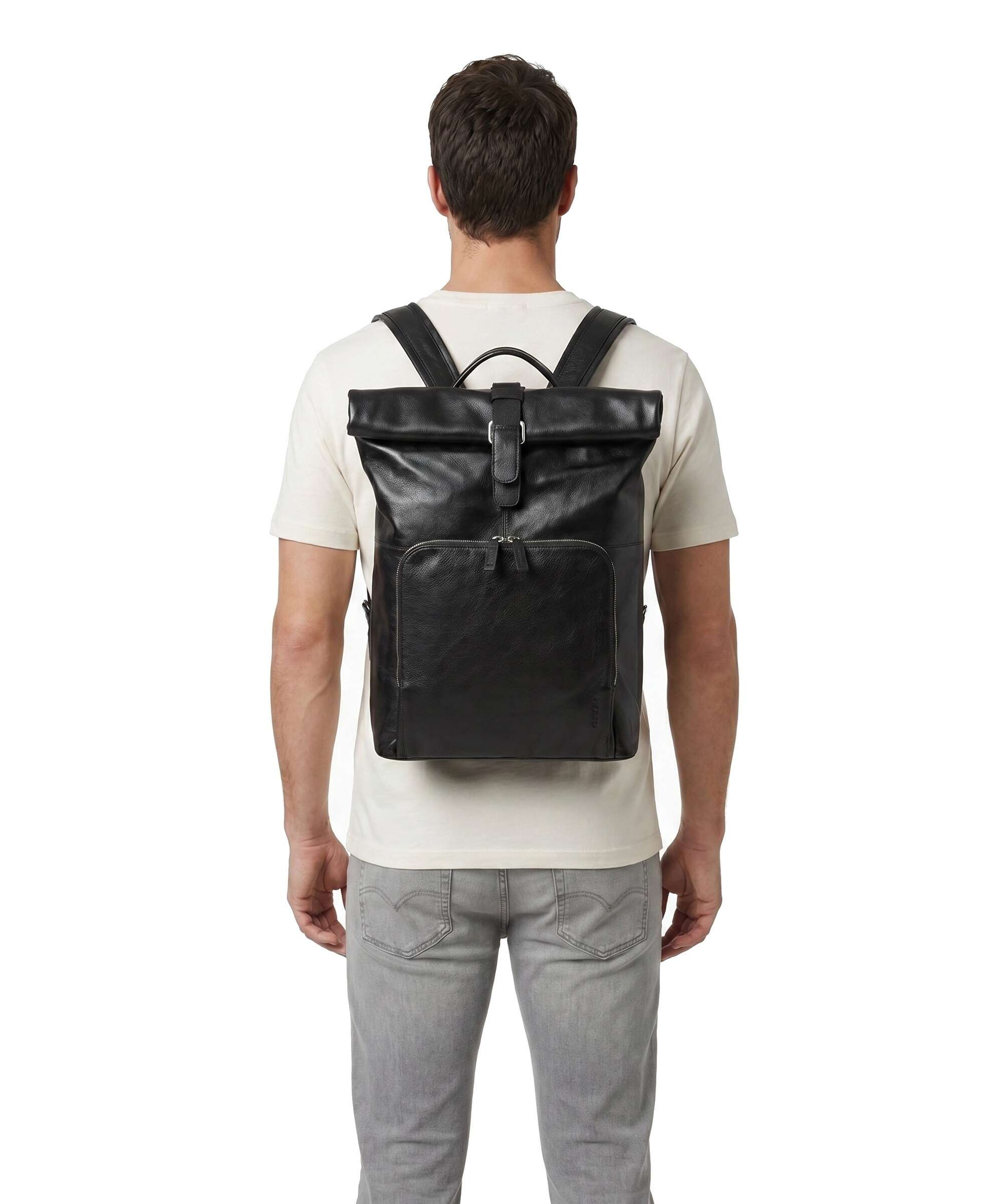 Picard Buddy Rolltop backpack schwarz