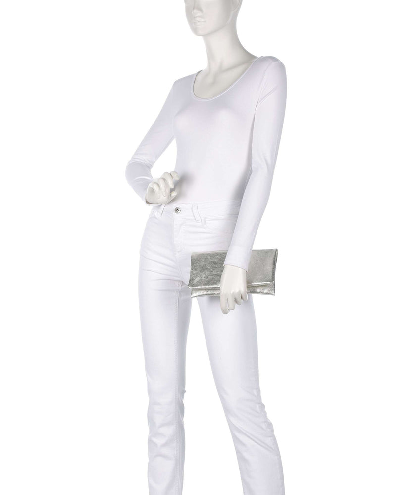 Abro Mimosa Clutch bag white/white gold