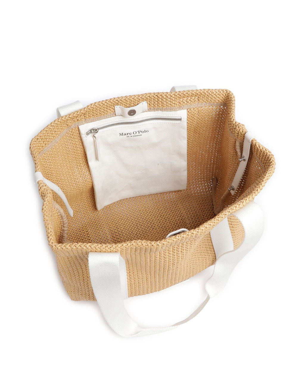 Marc O'Polo Runja Tote bag white cotton