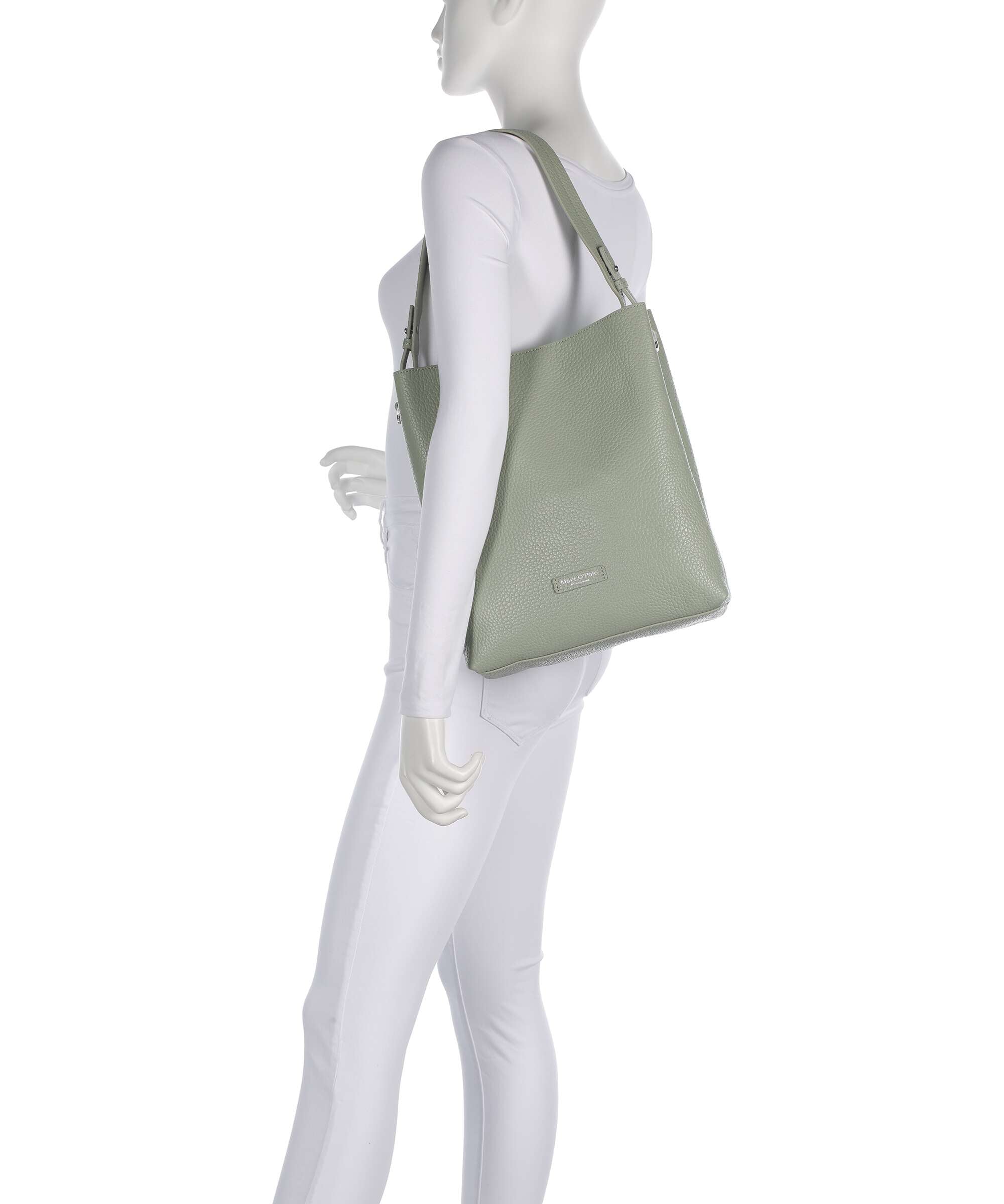 Marc O'Polo Brinja M Hobo bag fresh sage