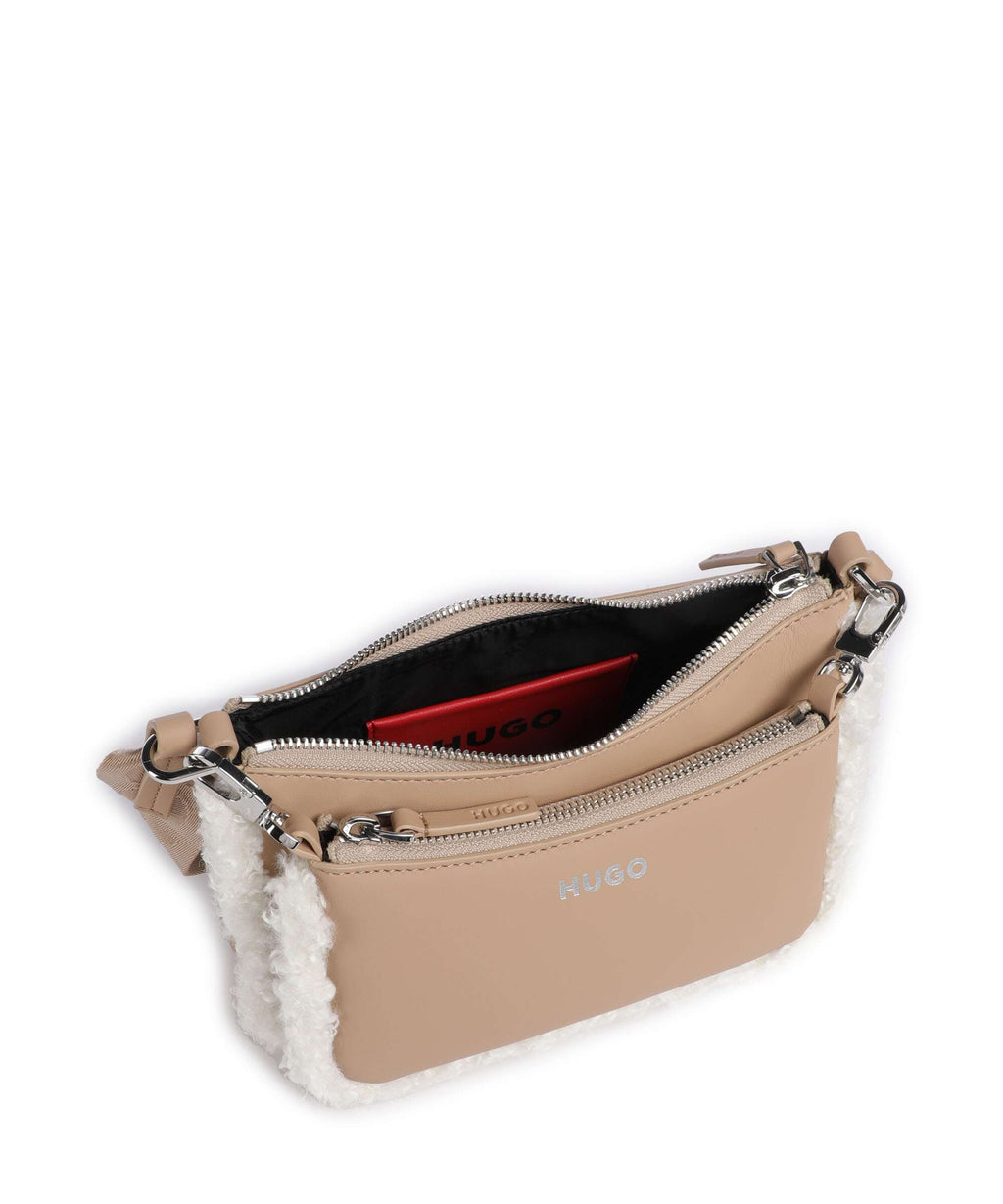 Hugo Bel Crossbody bag open beige