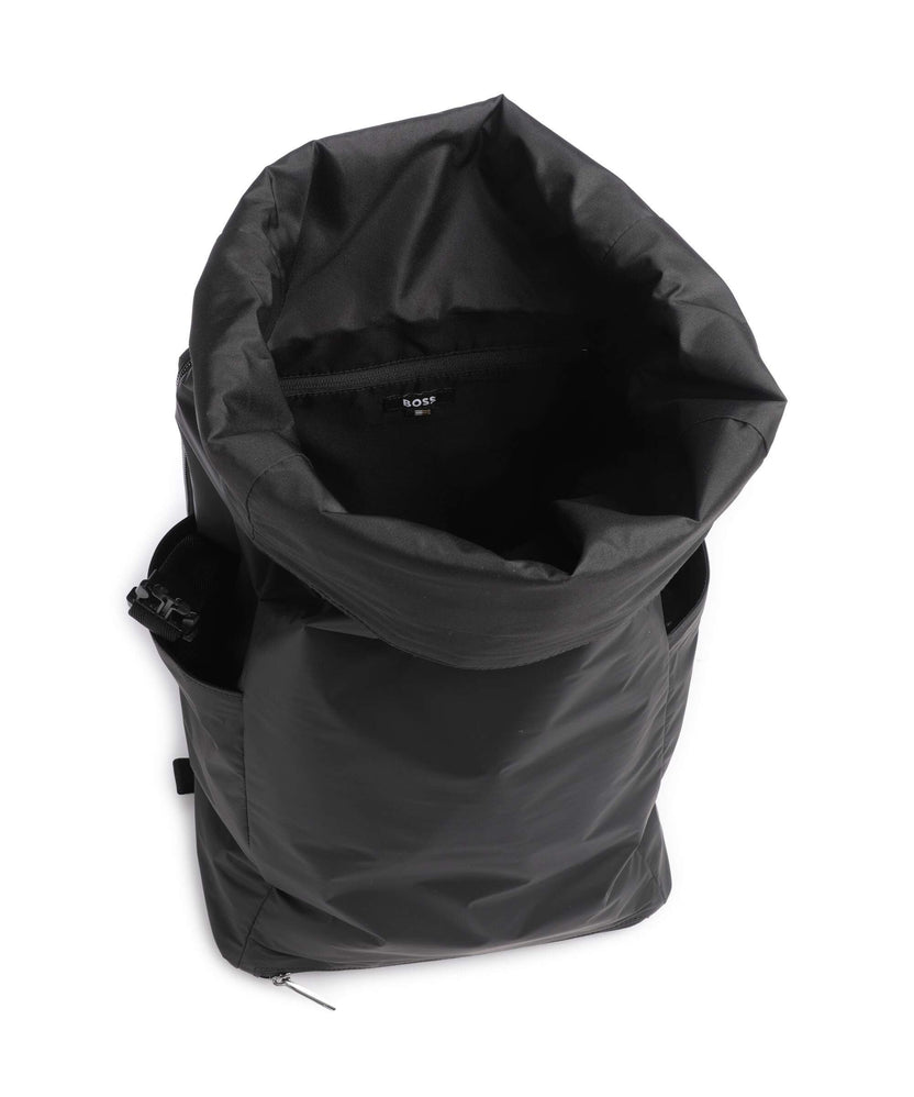 BOSS Catch Rolltop backpack black