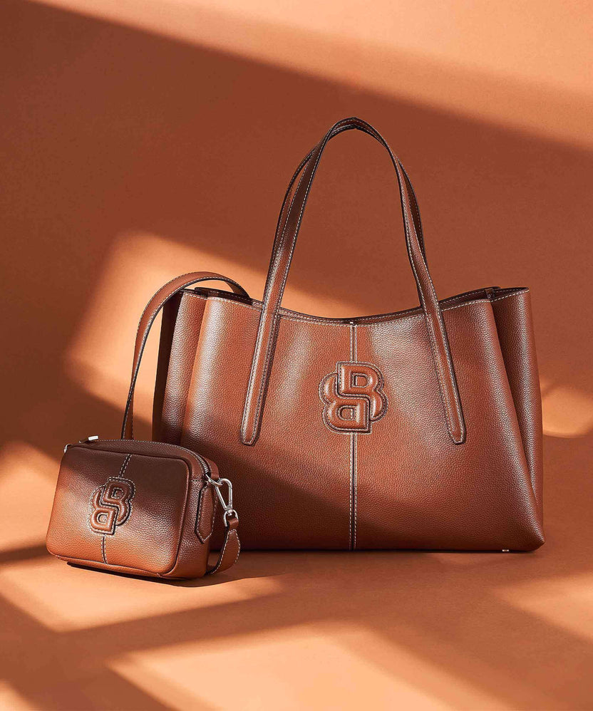 BOSS Anett Crossbody bag medium brown