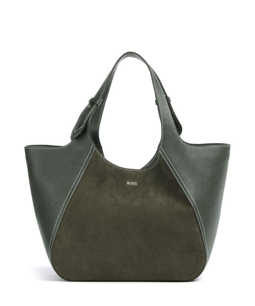BOSS Lenah Big Tote bag dark green