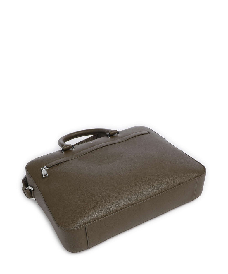 BOSS Ray Briefcase open green