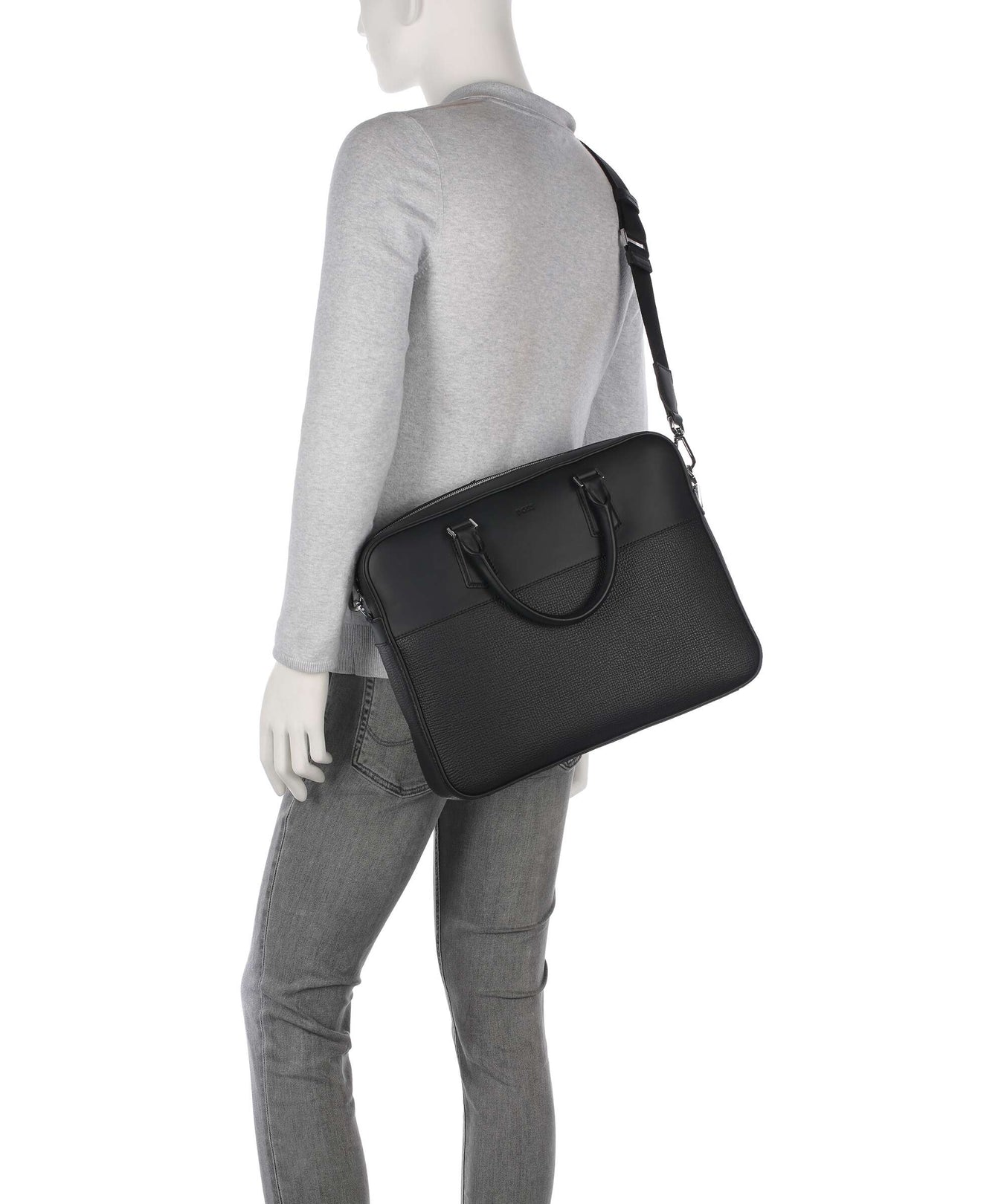 BOSS Crosstown Briefcase black