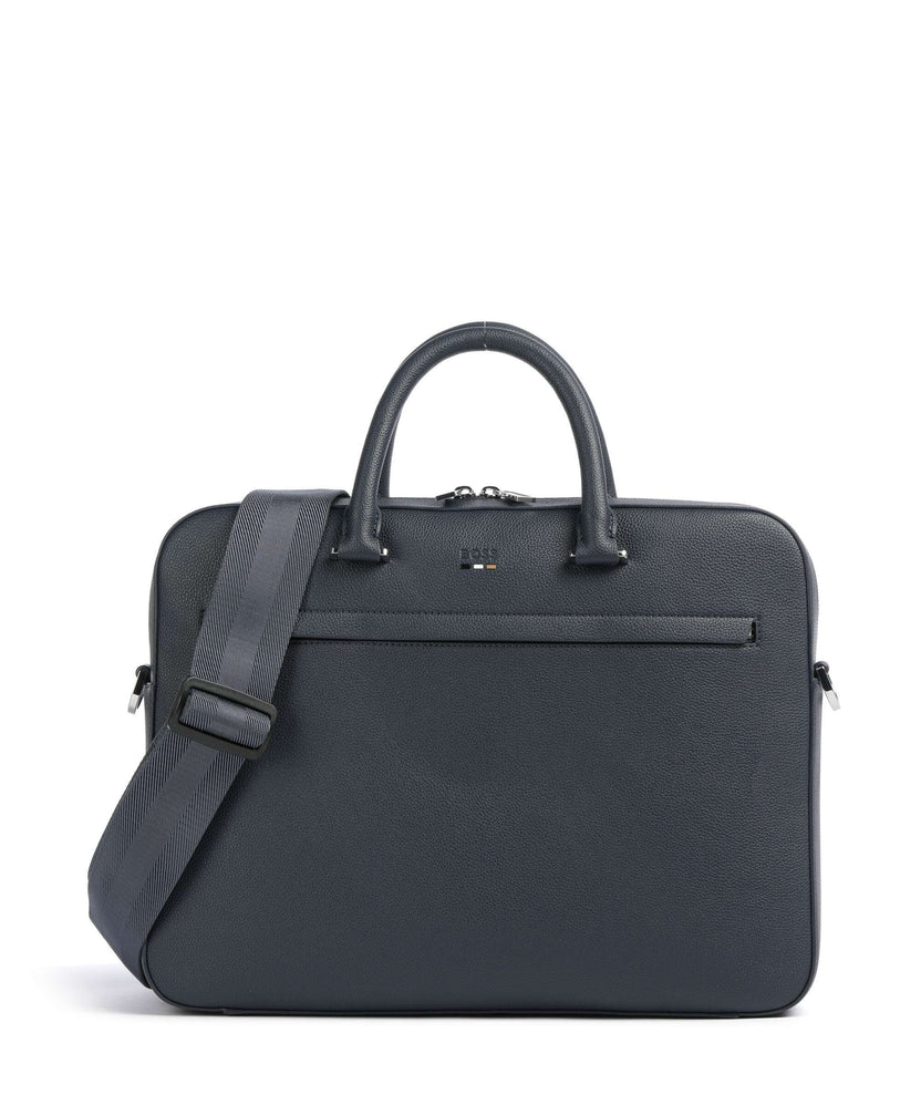 BOSS Ray Briefcase open blue