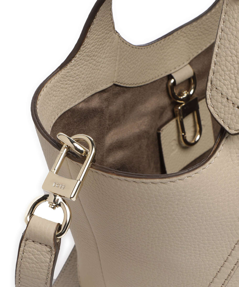BOSS Lenah Small Handbag light beige