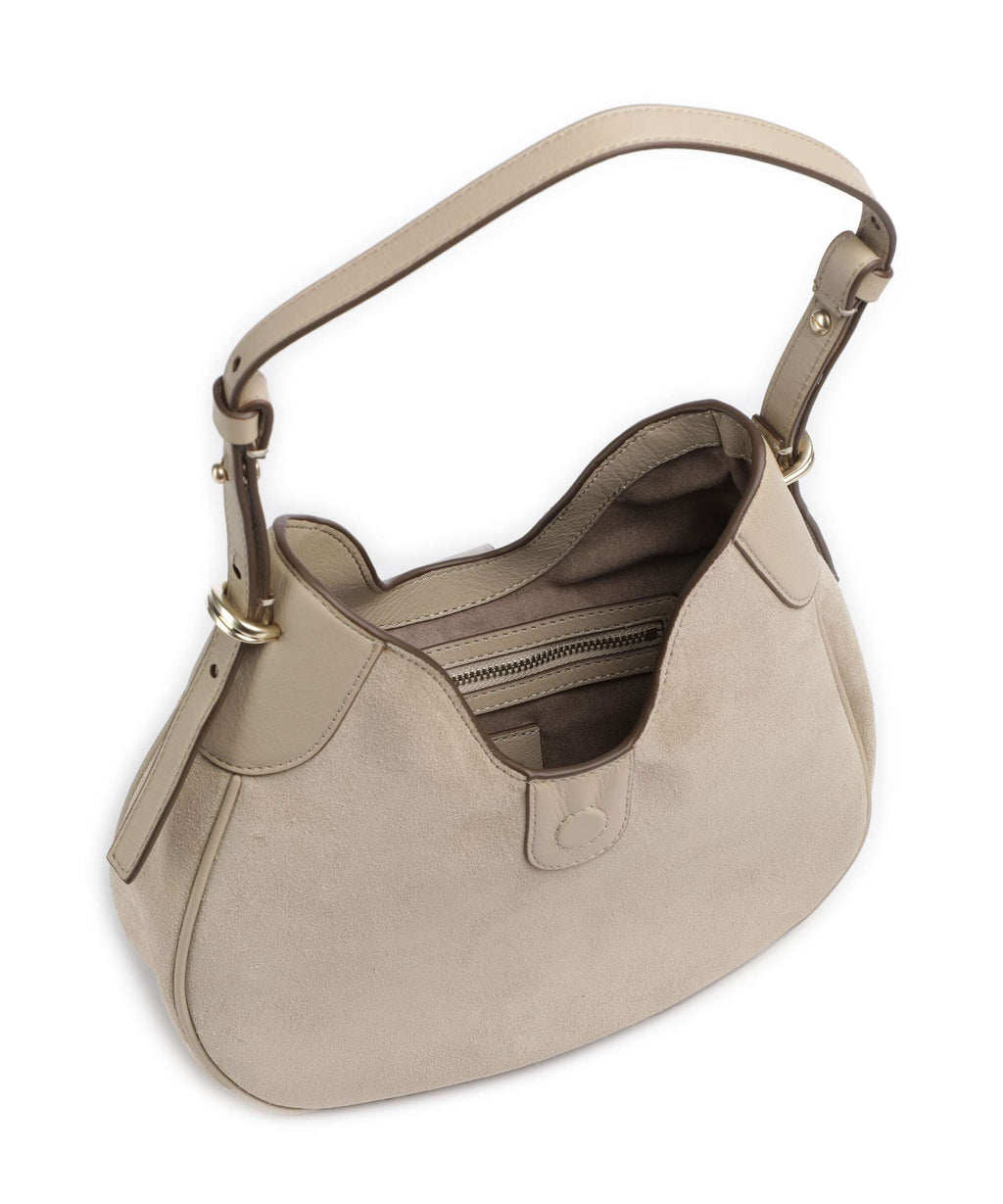 BOSS Beyond Hobo bag light beige