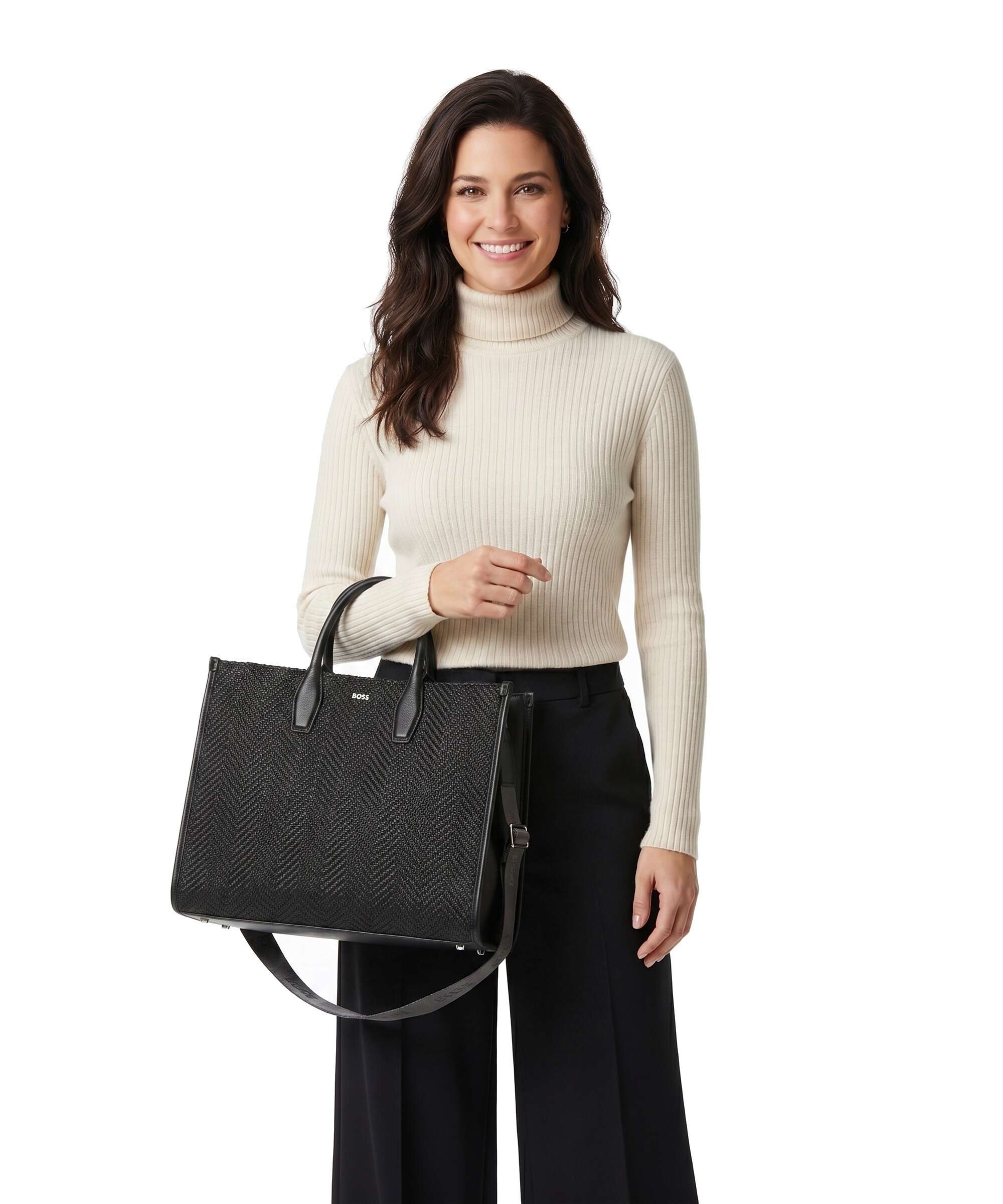 BOSS Sandy Handbag dark brown