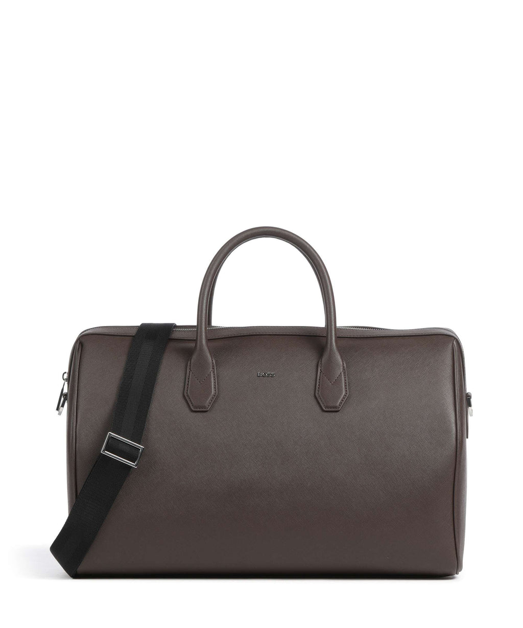 BOSS Northon Weekend bag dark brown