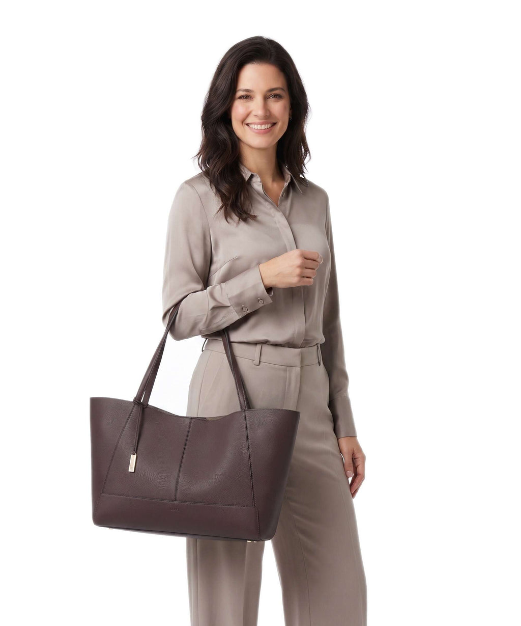 BOSS Ameline Tote bag open purple
