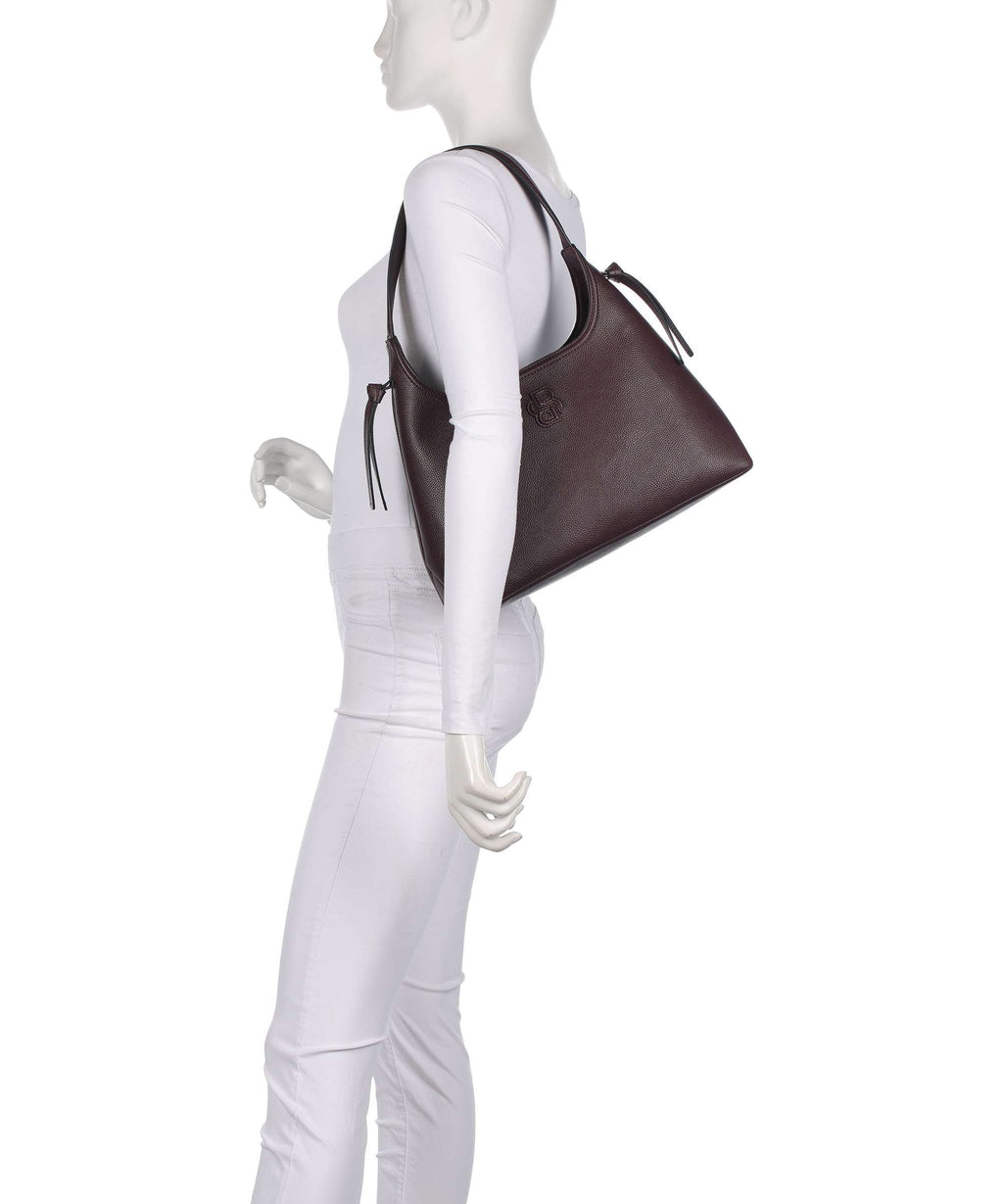 BOSS Anett Hobo bag open purple