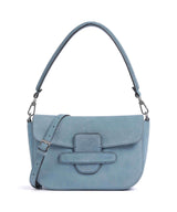 Abro Suede Camilla Bolso de hombro blue