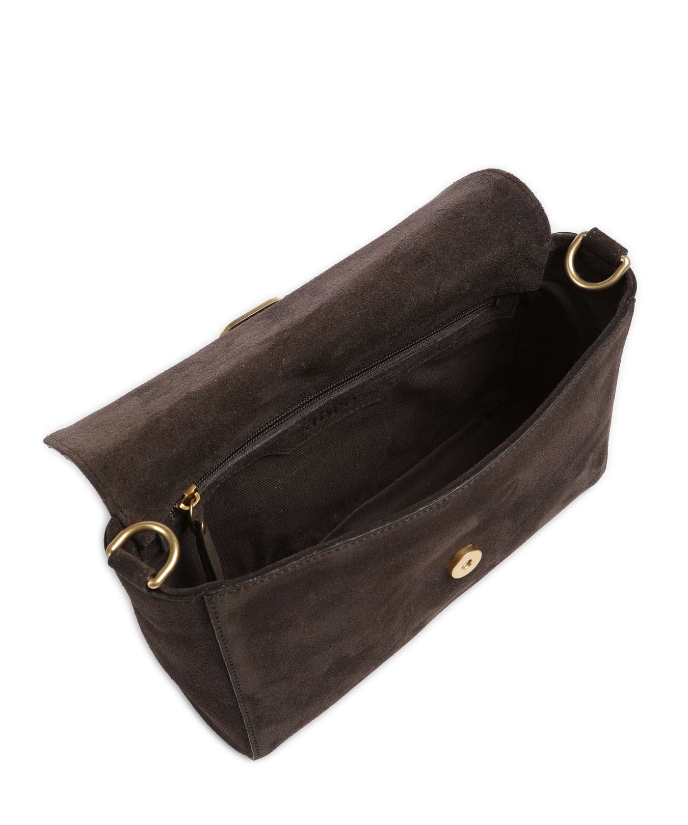 Abro Suede Temi Shoulder bag brown