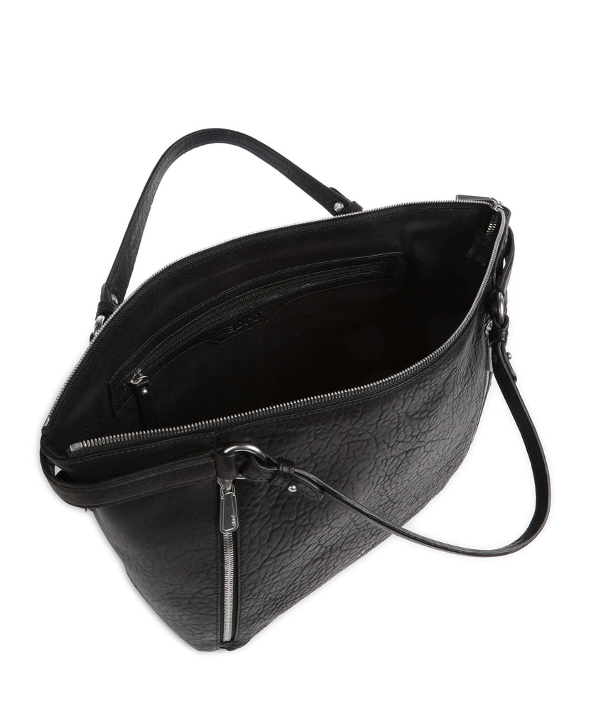 Abro Bubble Biker Handbag black/nickel