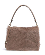 Abro Shearling Astor Bolso de hombro camel